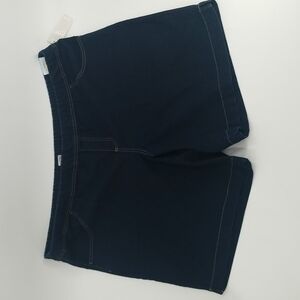 NWT Terra & Sky Dark Wash Jean Shorts w Pockets Plus Size 3X